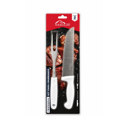 KIT CHURRASCO PROF. 2PÇS FACA8'/GARFO8' MR362